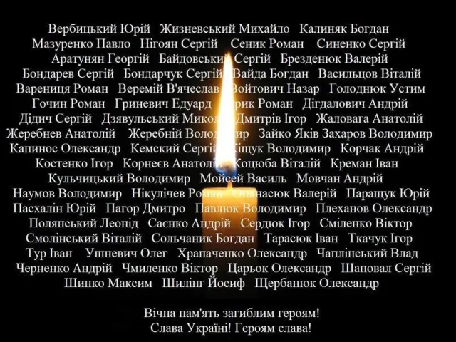 В пам’ять про загиблих героїв Євромайдану (Відео) — фото 2