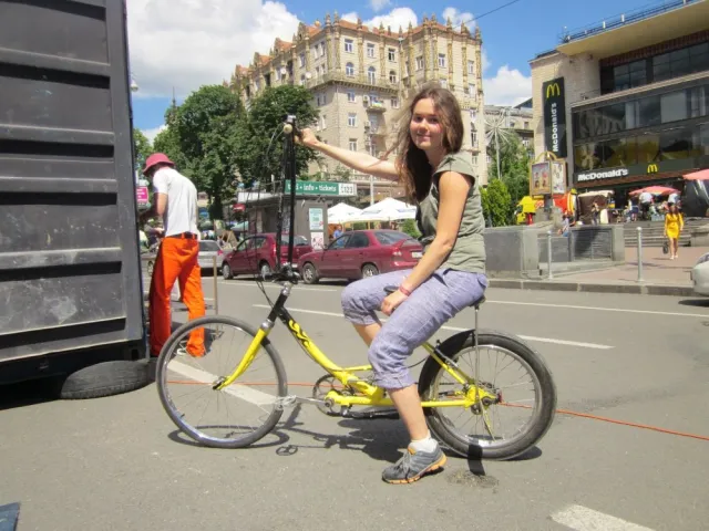 На Хрещатику відкрилася соціальна ВелоФерма (Фото) — фото 2