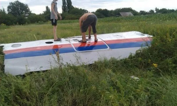 В інтернеті з'явилися перші фото з місця падіння літака Boeing 777, який належав малайзійським авіалініям (Фото) — фото 2