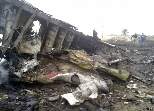 В інтернеті з'явилися перші фото з місця падіння літака Boeing 777, який належав малайзійським авіалініям (Фото) — фото 7