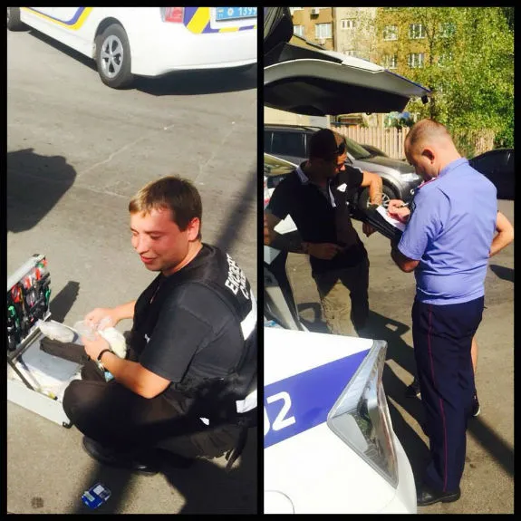 В Києві поліцейський намагався незаконно продати екіпіровку і шолом, викрадені після аврії (фото, відео) — фото 1